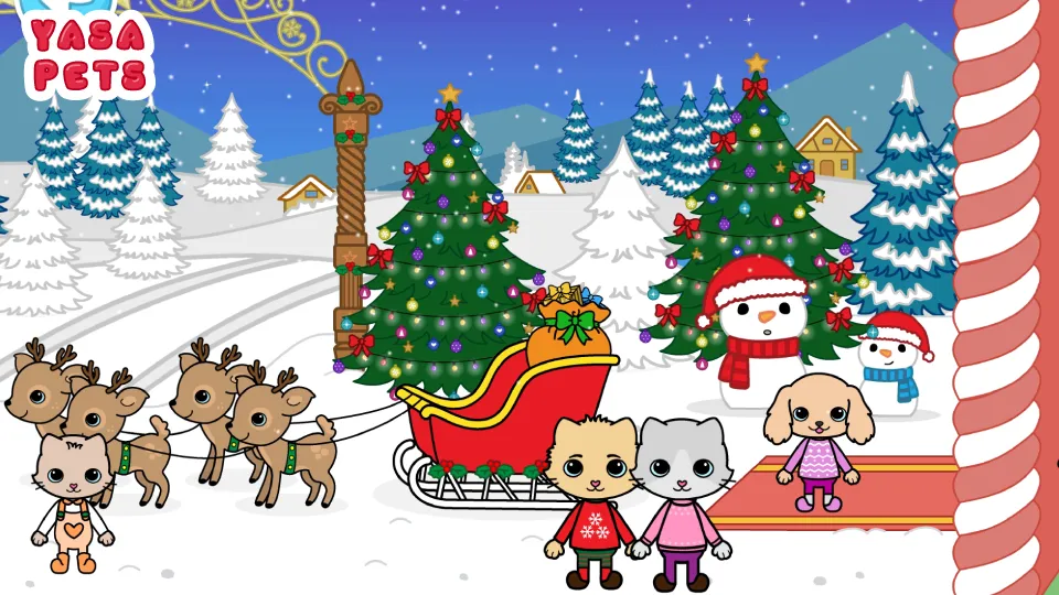 Yasa Pets Christmas (Яса Петс Кристмас)  [МОД Много денег] Screenshot 2