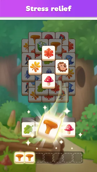 Tile Match Puzzle: Triple Game (Тайл Матч Пазл)  [МОД Бесконечные монеты] Screenshot 2