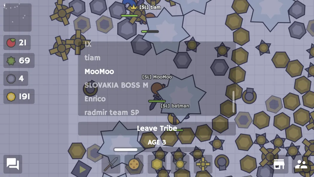 MooMoo.io (Official)  [МОД Много денег] Screenshot 5