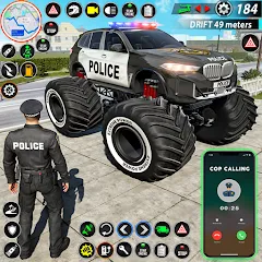 Скачать взлом Police Monster Truck Car Games  [МОД Много денег] - последняя версия apk на Андроид