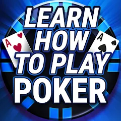 Скачать взлом Learn How To Play Texas Poker  [МОД Много монет] - стабильная версия apk на Андроид