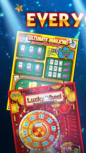 Lottery Scratch Off - Mahjong  [МОД Меню] Screenshot 1