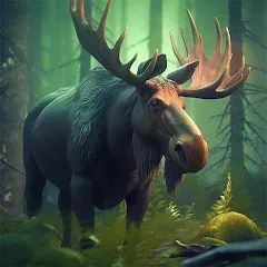 Взломанная The Moose - Animal Simulator (Зе Мус)  [МОД Все открыто] - полная версия apk на Андроид