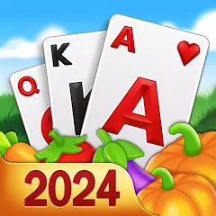 Взломанная Solitaire Farm: Card Games (Соляр Фарм)  [МОД Mega Pack] - последняя версия apk на Андроид