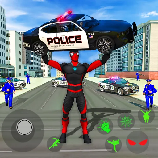 Spider Miami Rope Hero Ninja  [МОД Mega Pack] Screenshot 1