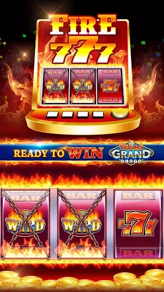 Vegas Grand Slots:Casino Games (Вегас Гранд Слоты)  [МОД Много монет] Screenshot 3