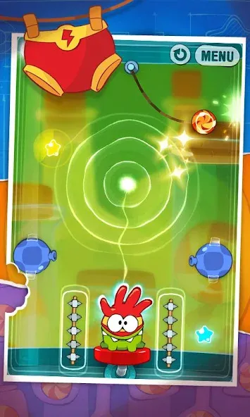 Cut the Rope: Experiments (Кат зе Роуп)  [МОД Меню] Screenshot 3