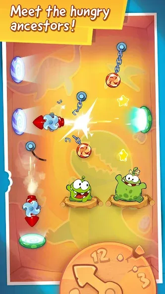 Cut the Rope: Time Travel (Сат зе Роуп)  [МОД Menu] Screenshot 4