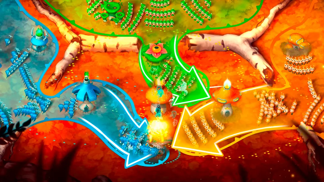 Mushroom Wars 2: RTS Strategy (Мушрум Варс 2)  [МОД Menu] Screenshot 5