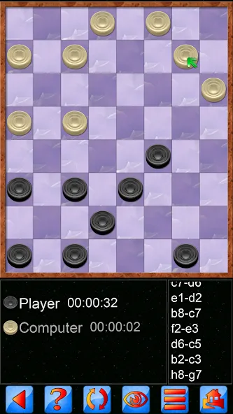 Checkers, draughts and dama  [МОД Бесконечные деньги] Screenshot 1