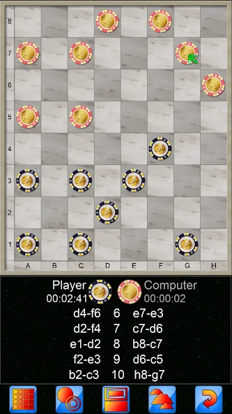 Checkers, draughts and dama  [МОД Бесконечные деньги] Screenshot 5