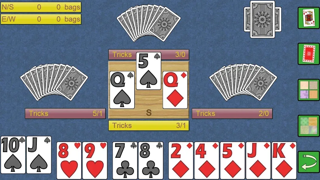 Spades V+, spades card game  [МОД Все открыто] Screenshot 1