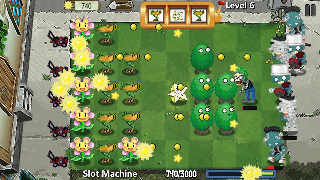 Plants' War  [МОД Бесконечные монеты] Screenshot 1