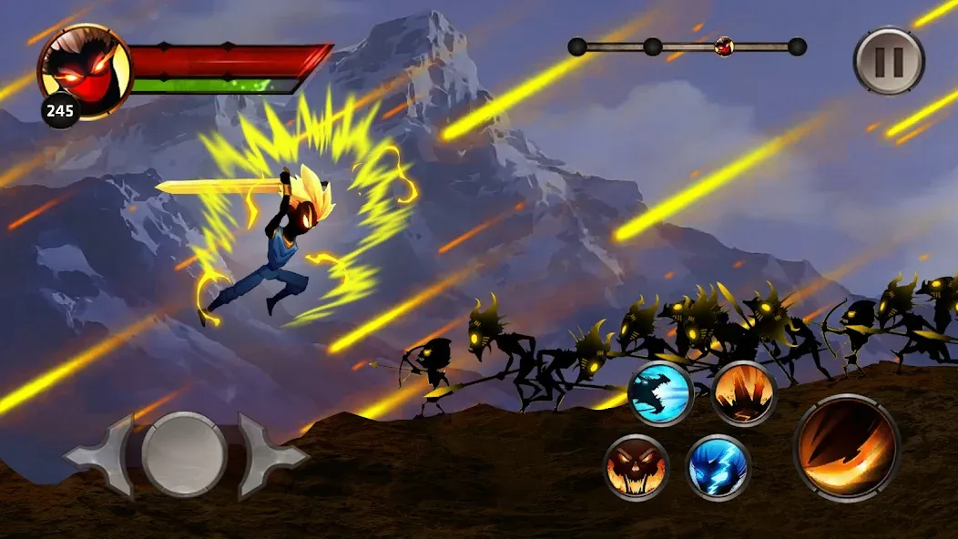 Stickman Legends Offline Games  [МОД Много монет] Screenshot 4