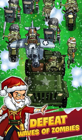 Zombie War Idle Defense Game (Зомби Война)  [МОД Бесконечные монеты] Screenshot 4