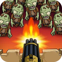 Скачать взломанную Zombie War Idle Defense Game (Зомби Война)  [МОД Бесконечные монеты] - последняя версия apk на Андроид