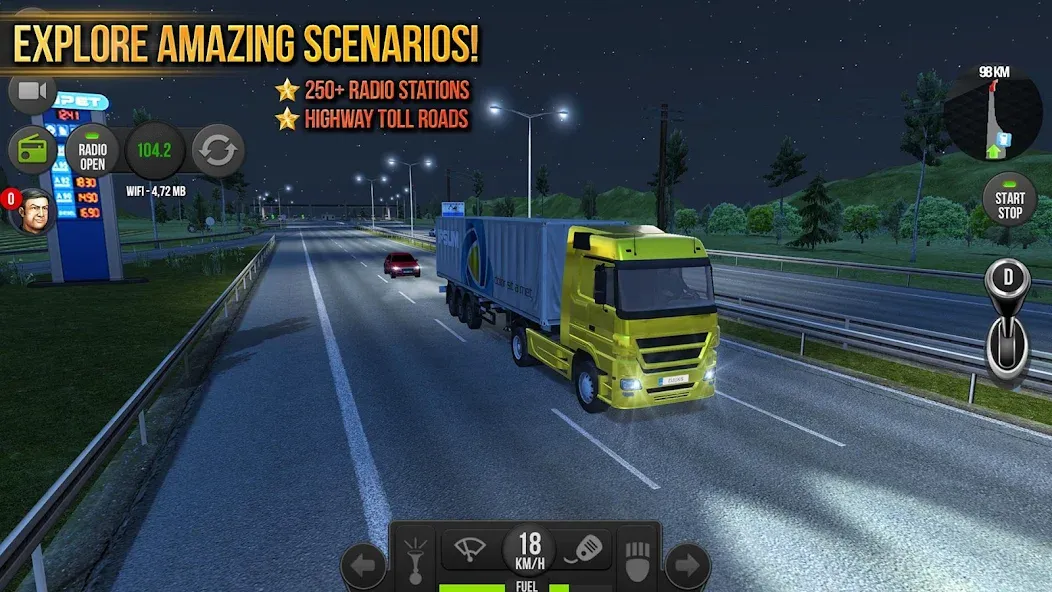 Truck Simulator : Europe  [МОД Menu] Screenshot 2