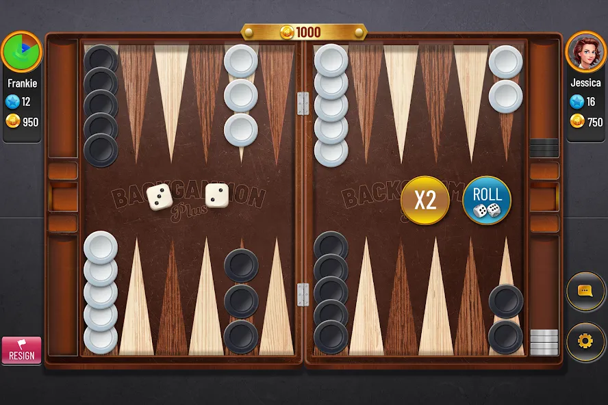 Backgammon Plus - Board Game (Бэкгаммон Плюс)  [МОД Бесконечные деньги] Screenshot 1