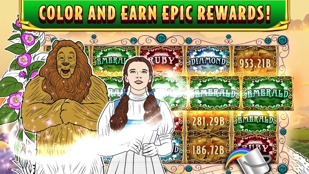 Wizard of Oz Slots Games (Волшебник из страны Оз игровой автомат)  [МОД Unlocked] Screenshot 5