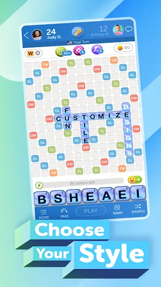 Words With Friends 2 Word Game (Вордс вит Френдс 2 Классик)  [МОД Много монет] Screenshot 5