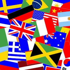 Скачать взломанную The Flags of the World Quiz  [МОД Unlocked] - стабильная версия apk на Андроид