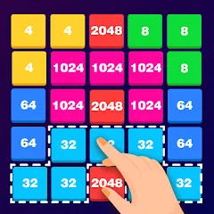 Скачать взломанную 2248 Number block puzzle 2048 (Две тысячи двести сорок восемь)  [МОД Menu] - стабильная версия apk на Андроид