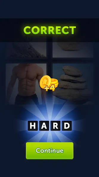 4 Pics 1 Word (Картинки 1 Слово)  [МОД Много монет] Screenshot 3