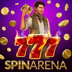 Скачать взломанную SpinArena Online Casino Slots (СпинАрена Онлайн Казино Слоты)  [МОД Unlimited Money] - последняя версия apk на Андроид