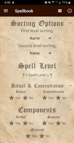 D&D Spellbook 5e  [МОД Unlimited Money] Screenshot 2