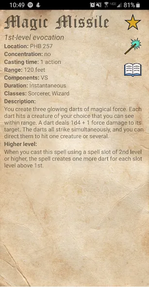 D&D Spellbook 5e  [МОД Unlimited Money] Screenshot 4