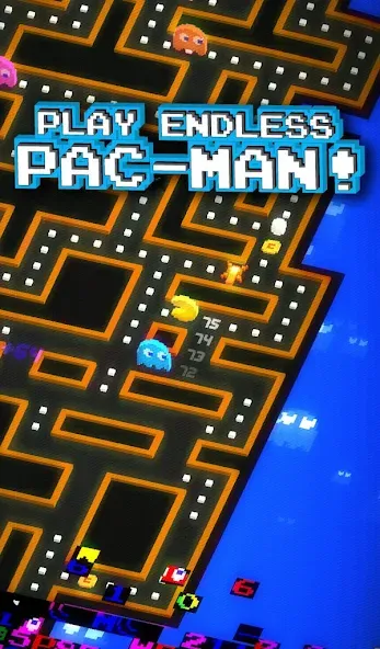 PAC-MAN 256 - Endless Maze (ПАК)  [МОД Бесконечные монеты] Screenshot 1