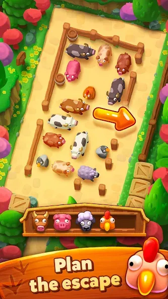 Farm Jam: Animal Parking Game (Фарм Джам)  [МОД Unlimited Money] Screenshot 4