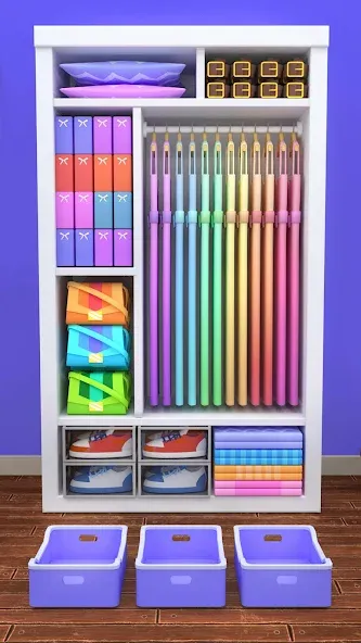 Fill the Closet: Organize Game (Фил зе Клозет)  [МОД Много денег] Screenshot 4