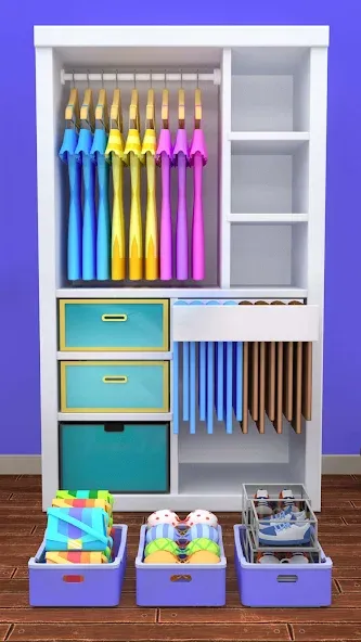 Fill the Closet: Organize Game (Фил зе Клозет)  [МОД Много денег] Screenshot 5