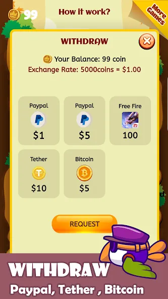 Flap To Earn (Флап Ту Ирн)  [МОД Много монет] Screenshot 3