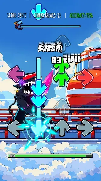 Music Rhythm Battle Night  [МОД Бесконечные деньги] Screenshot 1