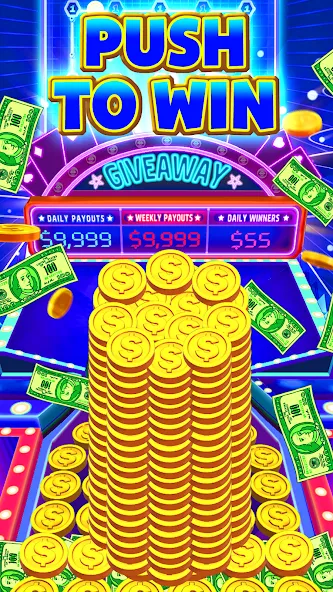 Cash Carnival Coin Pusher Game (Кэш Карнавал Монетный Толкатель Игра)  [МОД Бесконечные деньги] Screenshot 2