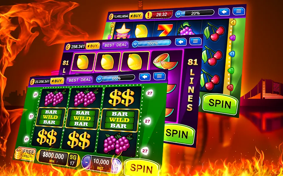 Slots - Casino Slot Machines  [МОД Mega Pack] Screenshot 4