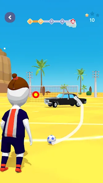 Stickman Freekick: Soccer game  [МОД Menu] Screenshot 4