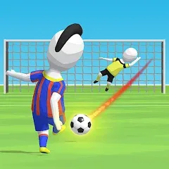 Взлом Stickman Freekick: Soccer game  [МОД Menu] - полная версия apk на Андроид