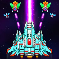 Скачать взломанную Galaxy Attack - Alien Shooter (Гэлэкси аттак)  [МОД Unlimited Money] - полная версия apk на Андроид