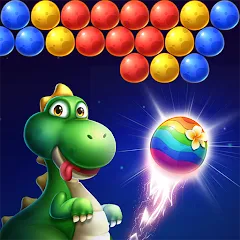 Взлом Bubble Shooter Primitive Eggs (Бабл Шутер Примитивные Яйца)  [МОД Бесконечные деньги] - последняя версия apk на Андроид