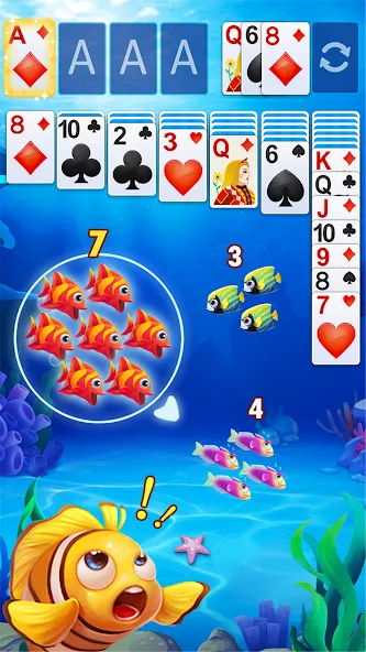 Solitaire Fish  [МОД Mega Pack] Screenshot 1