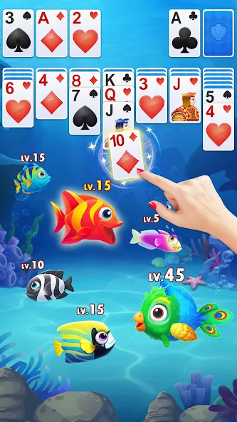 Solitaire Fish  [МОД Mega Pack] Screenshot 2