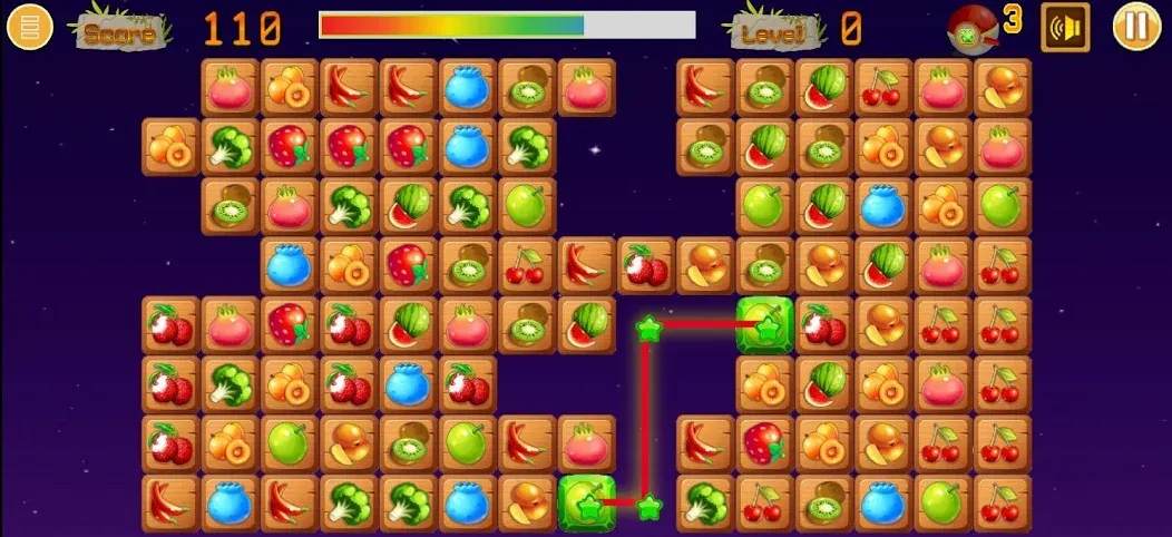 Link fruits - fruit match pair  [МОД Unlocked] Screenshot 4