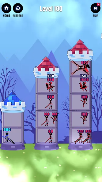 Hero Castle War: Tower Attack (Хиро Касл Вар)  [МОД Unlocked] Screenshot 5