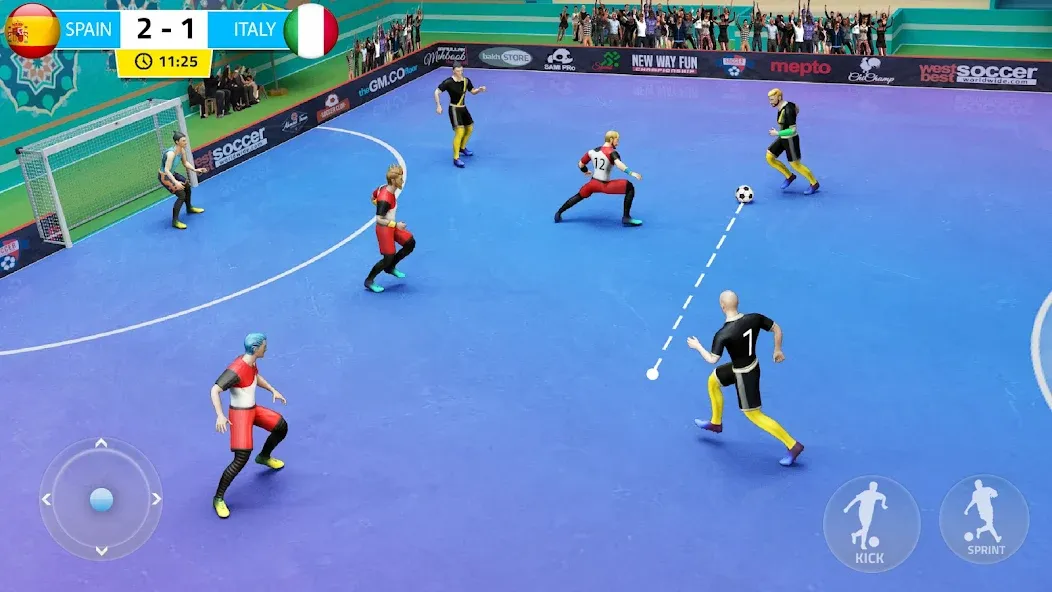 Indoor Futsal: Football Games (Индор Футзал)  [МОД Menu] Screenshot 1