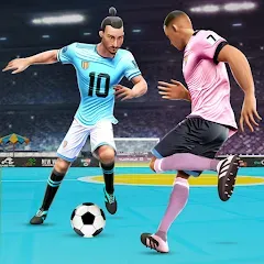 Взломанная Indoor Futsal: Football Games (Индор Футзал)  [МОД Menu] - полная версия apk на Андроид