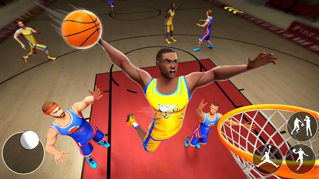 Dunk Smash: Basketball Games (Баскетбольные игры)  [МОД Все открыто] Screenshot 1