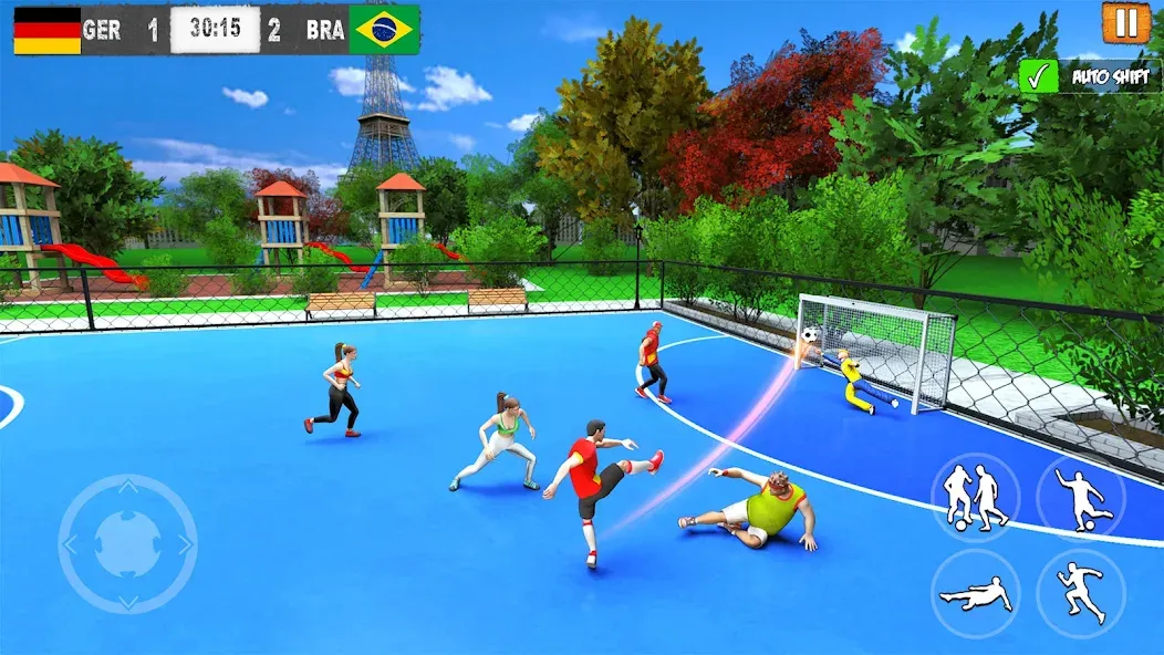 Street Football: Futsal Games (Стрит Футбол)  [МОД Много монет] Screenshot 1